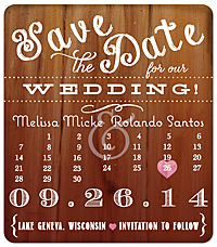 Rustic Calendar